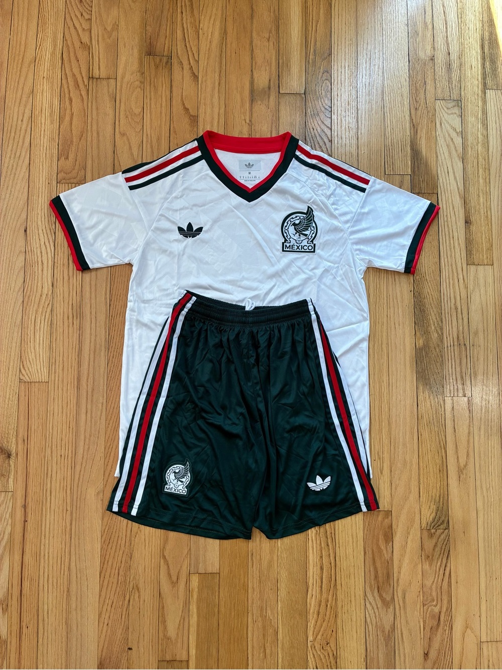 adidas Mexico away jersey / shorts player version size medium